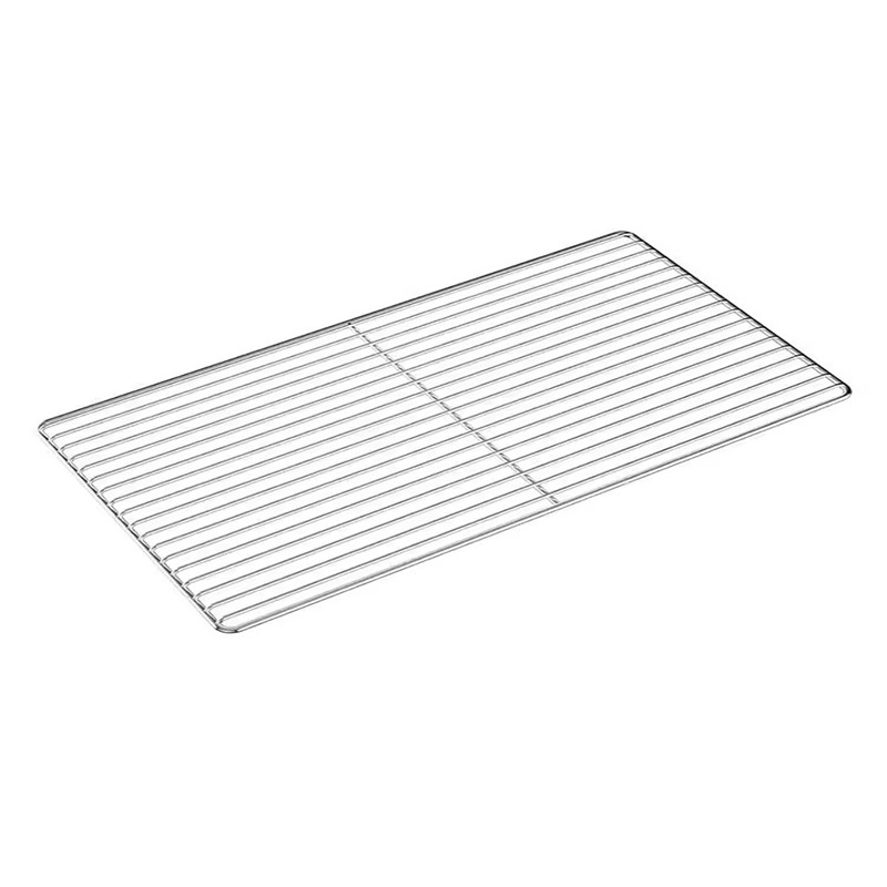 Plasă de grătar din oțel inoxidabil, dreptunghiulară, cu benzi groase, raft pentru cuptor, detașabilă, ușor de curățat, neacoperită