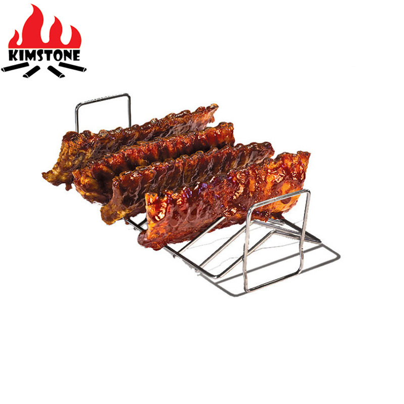 Accesorii pentru grătar ceramic, grătar din oțel inoxidabil pentru coaste, BBQ în aer liber