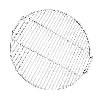 Grilă rotundă din oțel inox, îngroșată, pentru grătar în aer liber
