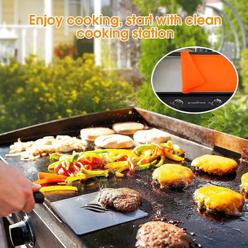 Covoraș pentru grătar Blackstone, din silicon, protecție pentru grătar, rezistent la temperaturi înalte, multifuncțional pentru camping în aer liber