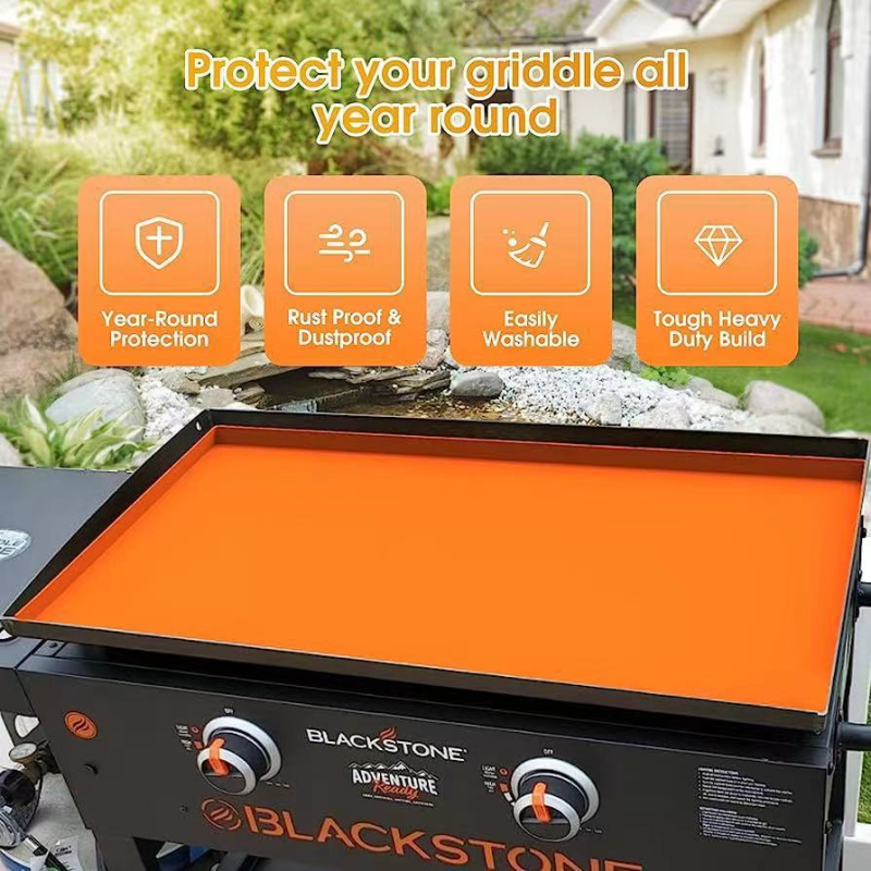 Covoraș pentru grătar Blackstone, din silicon, protecție pentru grătar, rezistent la temperaturi înalte, multifuncțional pentru camping în aer liber