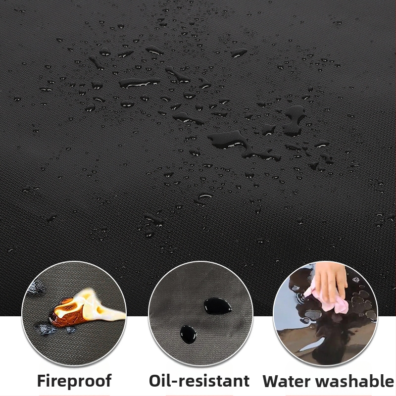 Covoraș din fibră de sticlă, 80 inch, rezistent la foc, pentru BBQ, camping în aer liber, protecție pentru plită
