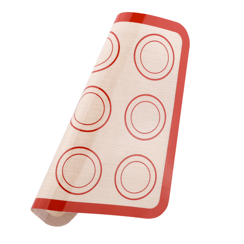 Tavă de copt din silicon pentru macarons – rezistentă la temperaturi înalte