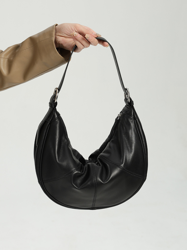 Ženska torba od prave kože s motivom oblaka, nišni dizajn, veliki kapacitet, crossbody torba