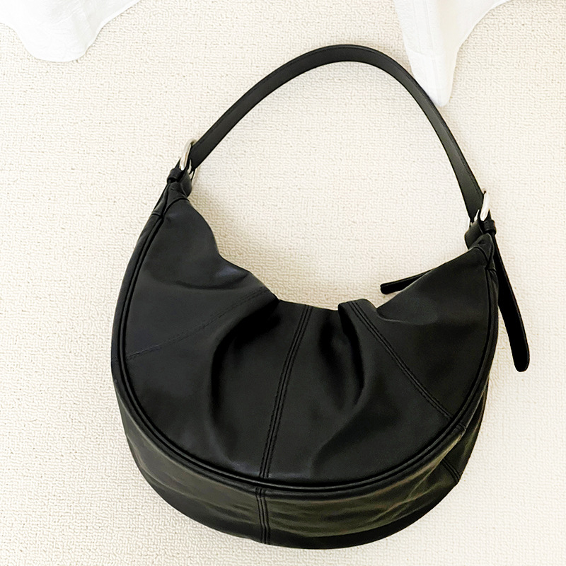 Ženska torba od prave kože s motivom oblaka, nišni dizajn, veliki kapacitet, crossbody torba