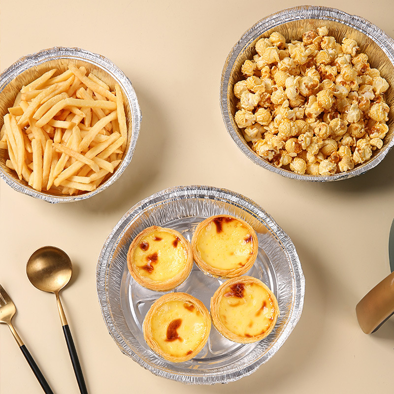 Tavă de aluminiu pentru air fryer – pentru coacere și grilare, rezistentă la ulei