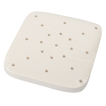 Hârtie de copt pătrată, cu acoperire de silicon, pentru aburire și coacere, antiaderentă, compatibilă cu friteuza cu aer, 100 de foi