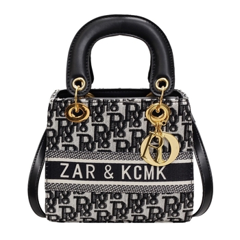 Ženska crossbody torbica s premium teksturom, kvadratnog oblika, PU koža, model 2025