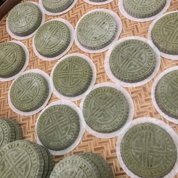 Hârtie pentru aburi verzi, antiaderentă, cu acoperire din silicon alimentar, rotundă și pătrată