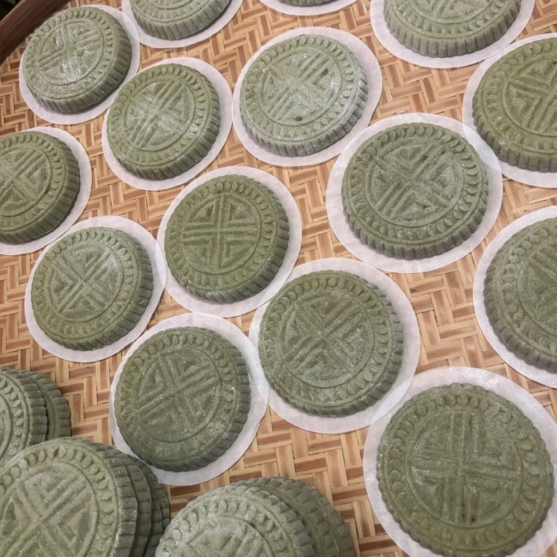 Hârtie pentru aburi verzi, antiaderentă, cu acoperire din silicon alimentar, rotundă și pătrată