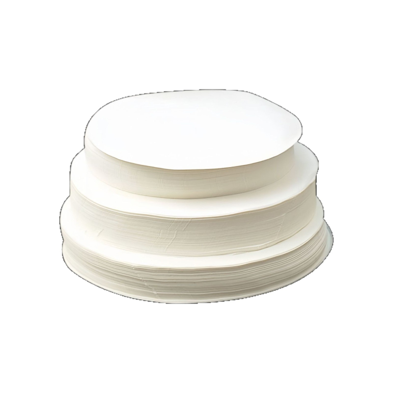 Hârtie pentru aburi verzi, antiaderentă, cu acoperire din silicon alimentar, rotundă și pătrată