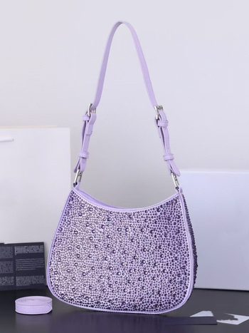 Ženska torbica od prave kože s kristalima, sedla stil, preko ramena ili crossbody, 2025 proljeće-ljeto