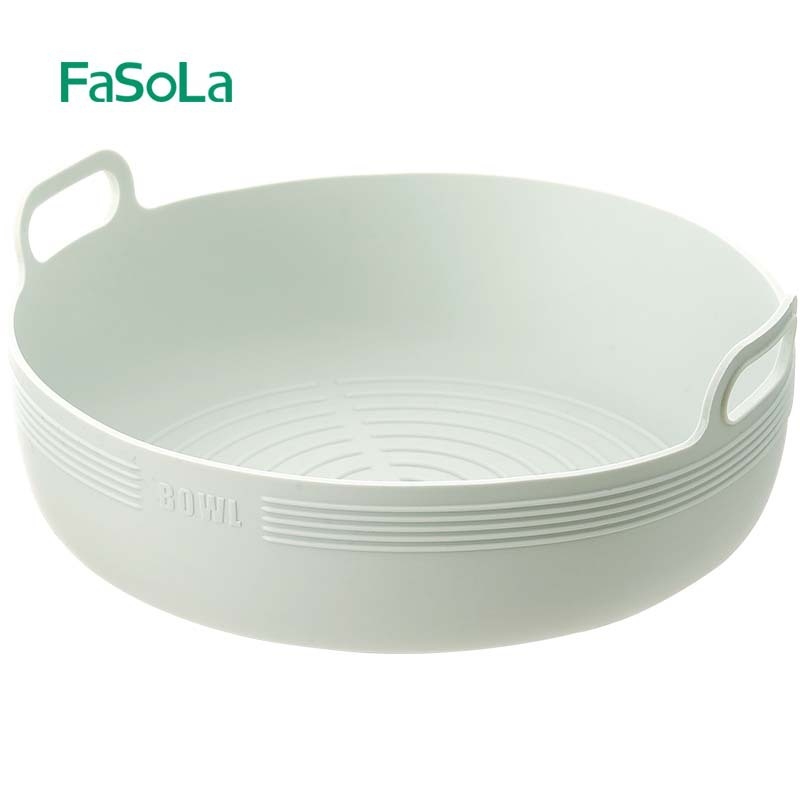 FaSoLa covoraș din silicon pentru separarea și scurgerea uleiului, tavă de copt pentru deserturi acasă, rezistent la temperaturi înalte, plăcuță despărțitoare îngroșată pentru friteuză cu aer