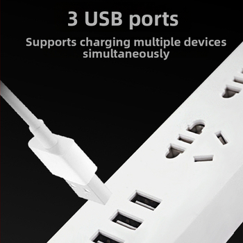 USB rozbočovač s USB portami, nový národný štandard, viacfunkčná zásuvková doska pre domáce a kancelárske použitie