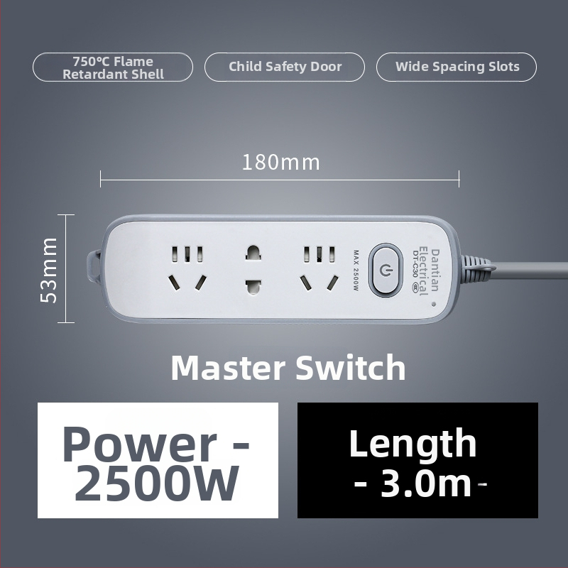 USB rozbočovač s USB portami, nový národný štandard, viacfunkčná zásuvková doska pre domáce a kancelárske použitie