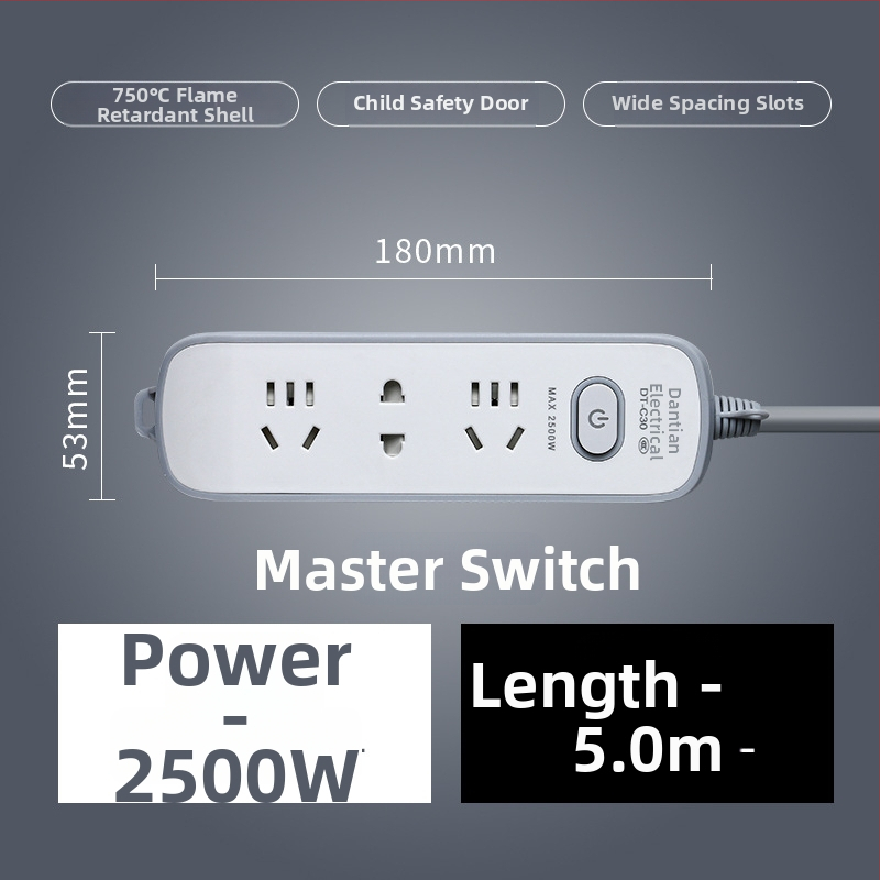 USB rozbočovač s USB portami, nový národný štandard, viacfunkčná zásuvková doska pre domáce a kancelárske použitie