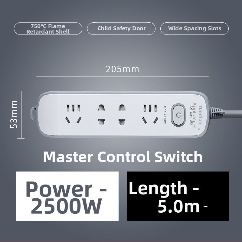 USB rozbočovač s USB portami, nový národný štandard, viacfunkčná zásuvková doska pre domáce a kancelárske použitie