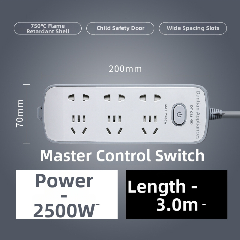 USB rozbočovač s USB portami, nový národný štandard, viacfunkčná zásuvková doska pre domáce a kancelárske použitie