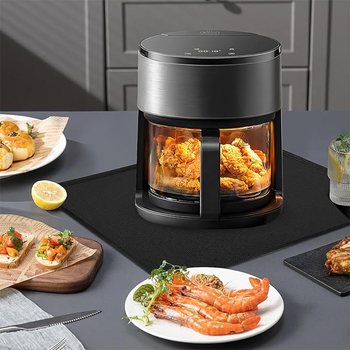 Covoraș de grătar cu izolație pentru air fryer, ignifug și rezistent la ulei, fibră de sticlă