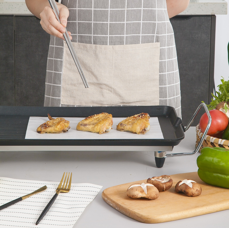 Hârtie de copt cu silicon pentru cuptor, antiulei, folie pentru tavă, absorbantă de ulei pentru grătar și air fryer