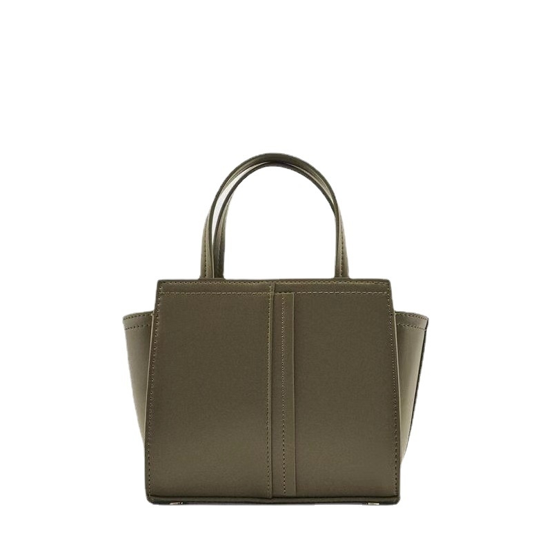 Z Brand Wing Bag, mala PU kožna torba sa zatvaračem, dvostruke naramenice, za svakodnevnu upotrebu