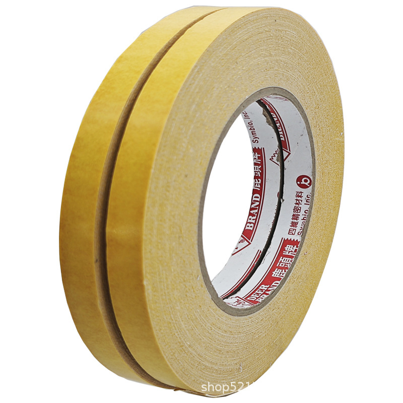 Deerhead DS17B bandă dublu-adezivă pe bază de pânză pentru imprimare 4D și montaj plăci, rezistentă la temperaturi înalte, adeziv pentru matrițe, fără reziduuri.