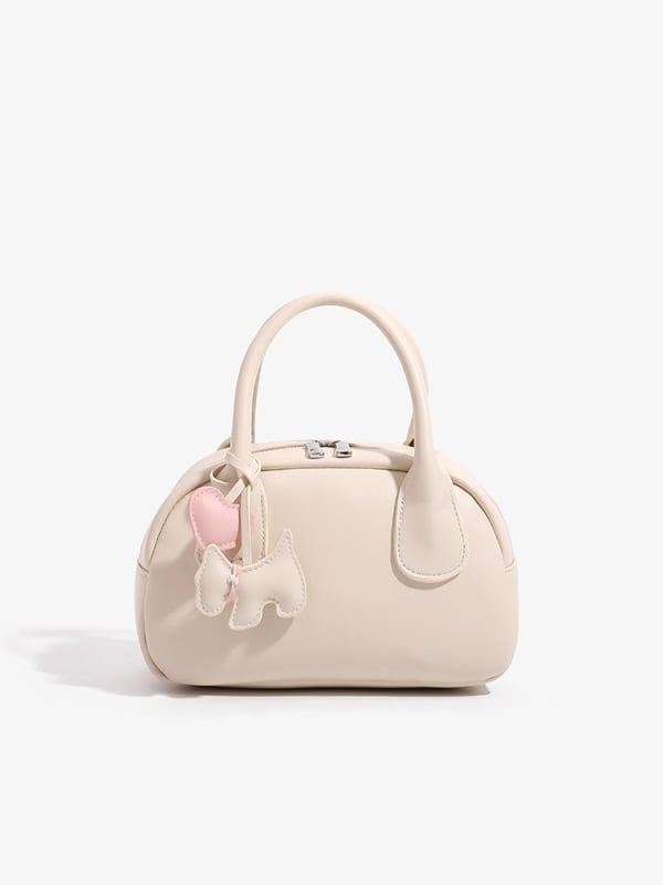 Puding torba s nišnim dizajnom bowling stila za žene, proljeće 2025, elegantna torba preko ramena / crossbody