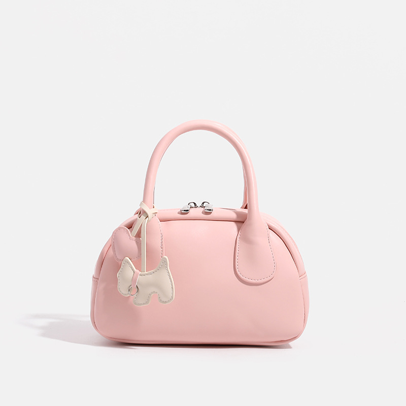 Puding torba s nišnim dizajnom bowling stila za žene, proljeće 2025, elegantna torba preko ramena / crossbody