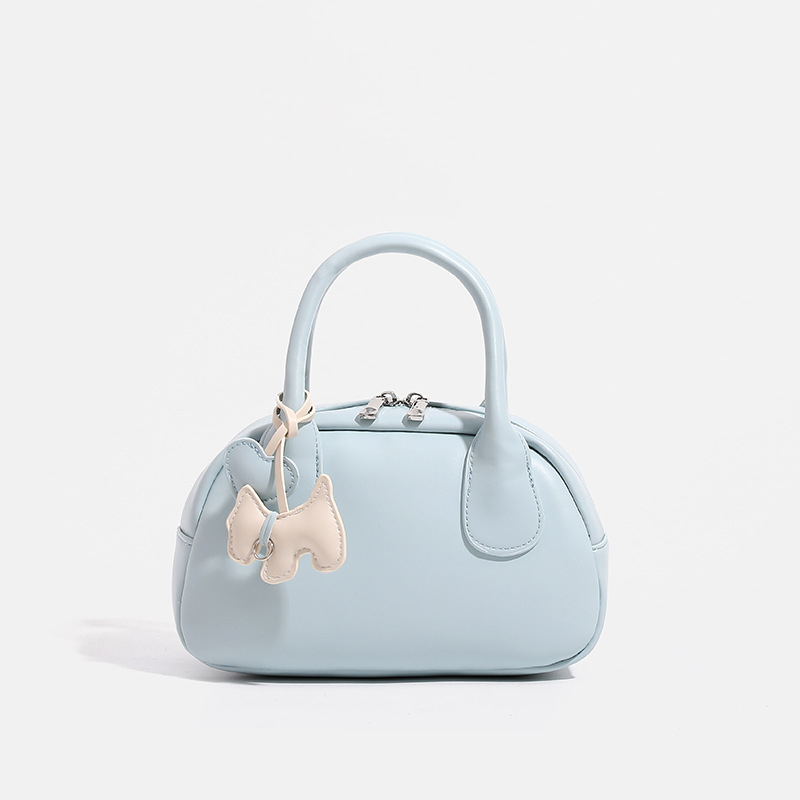 Puding torba s nišnim dizajnom bowling stila za žene, proljeće 2025, elegantna torba preko ramena / crossbody