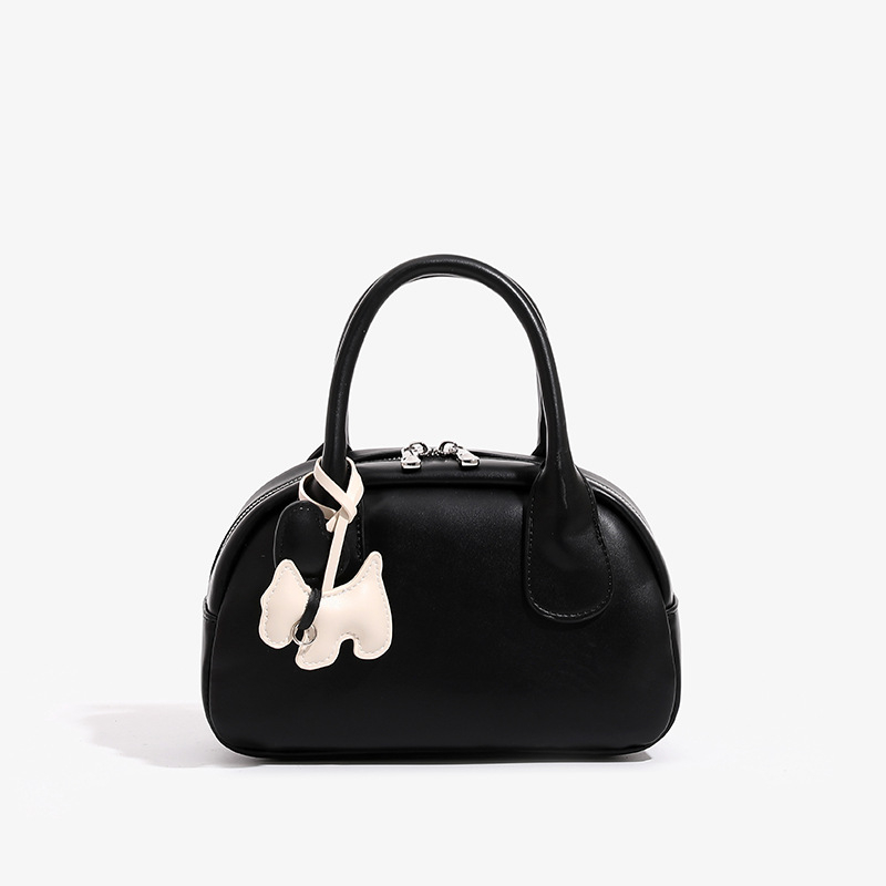 Puding torba s nišnim dizajnom bowling stila za žene, proljeće 2025, elegantna torba preko ramena / crossbody
