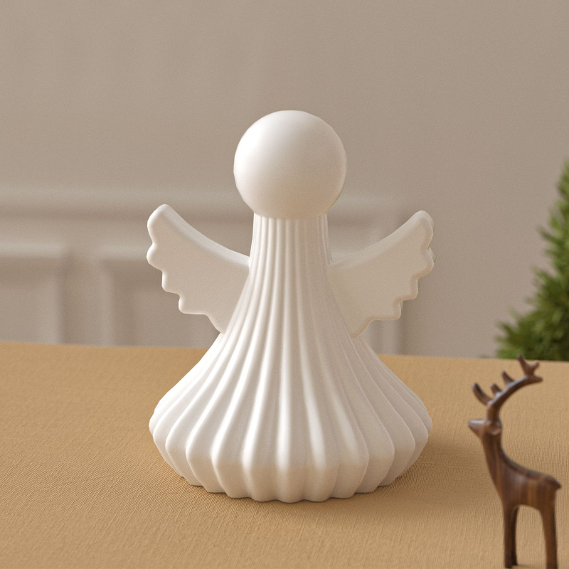Formă din silicon cu aripi de înger pentru rășină și ipsos – ornament DIY pentru lumânări aromatice