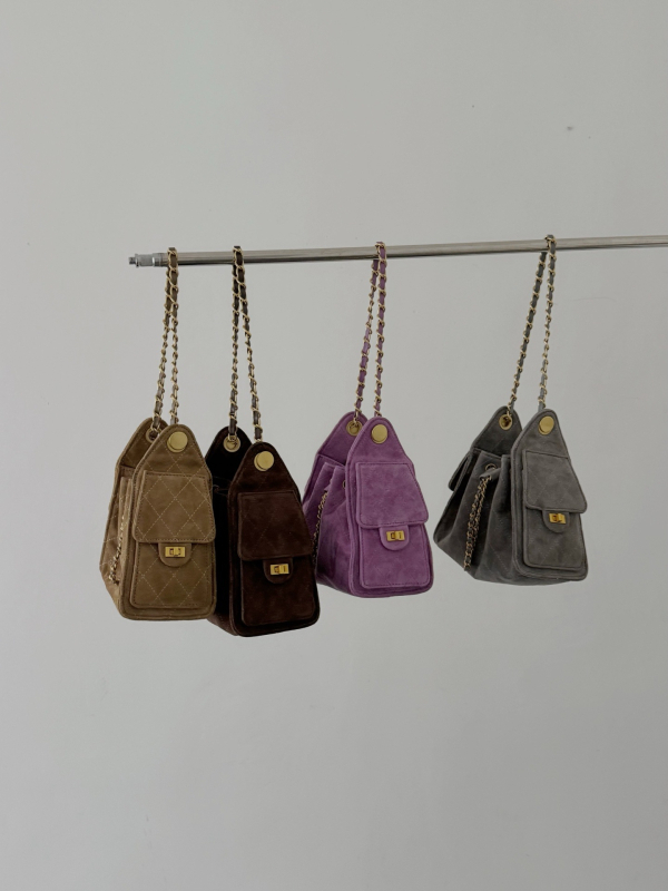 Visokokvalitetna mala bucket torba s kvadratnim prešivanjem, lanac, za žene, crossbody