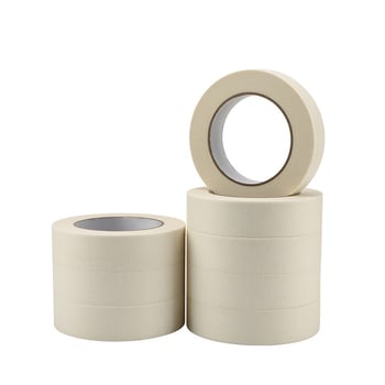 Bandă albă de mască din hârtie texturată, ușor de rupt cu mâna, suprafață scrisă, fără reziduuri, mascare pentru vopsire, decor pentru casă și nuntă.