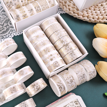 Yida Culture Bandă Washi cu folie pentru decor DIY în jurnal – accesorii creative
