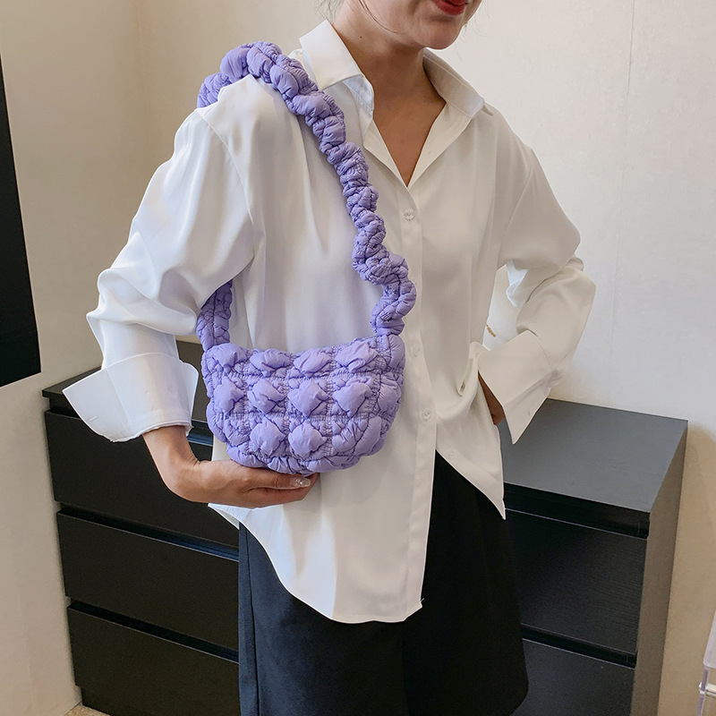 Torba preko ramena s naborkom, Mori stil, za kampus