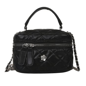 Minimalistička kutija torbica s lančanim remenom i romboidnim uzorkom, mala ženska crossbody torba, 2023. model