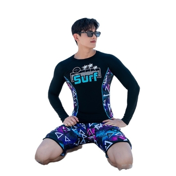 Uniszex, magas minőségű split diving úszóruha készlet, hosszú ujjú felsővel és hosszú nadrággal, három darabos, gyorsan száradó, snorkelinghez és szörfözéshez