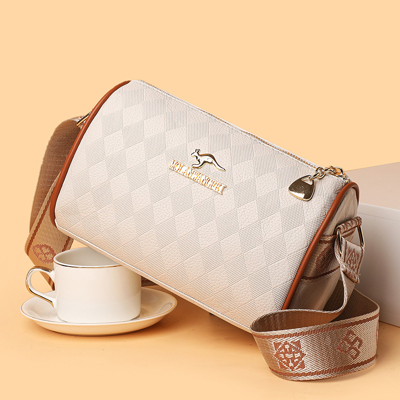 2025 Modna ženska torbica Boston Pillow sa širokim remenom za rame – luksuzna crossbody torba za dnevnu upotrebu