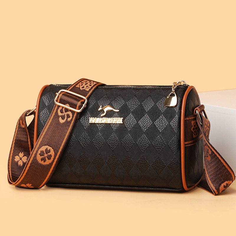 2025 Modna ženska torbica Boston Pillow sa širokim remenom za rame – luksuzna crossbody torba za dnevnu upotrebu