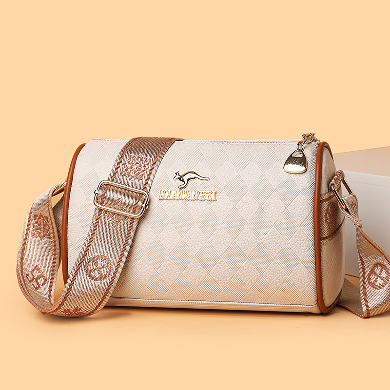 2025 Modna ženska torbica Boston Pillow sa širokim remenom za rame – luksuzna crossbody torba za dnevnu upotrebu