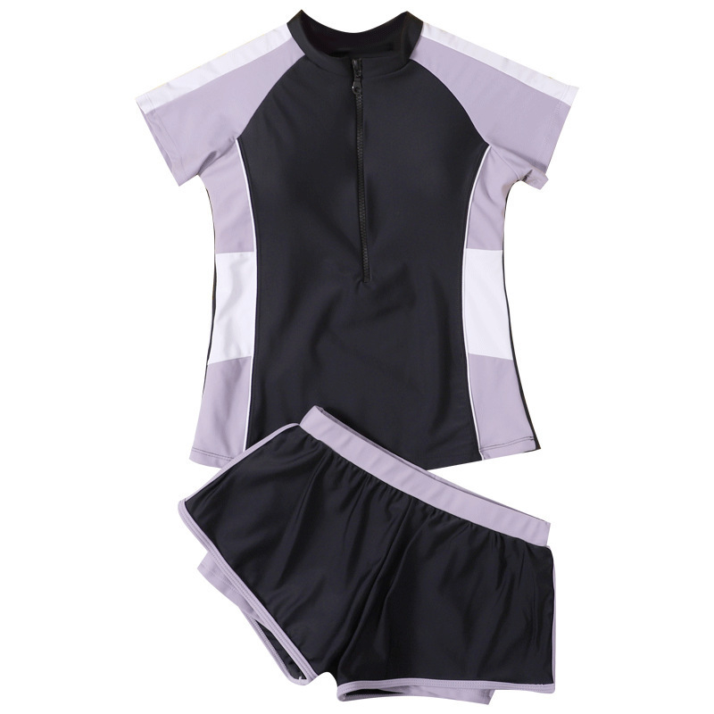2021 Dječji kupaći kostim za djevojčice, dvodijelni s suknom, velika veličina, sportski stil