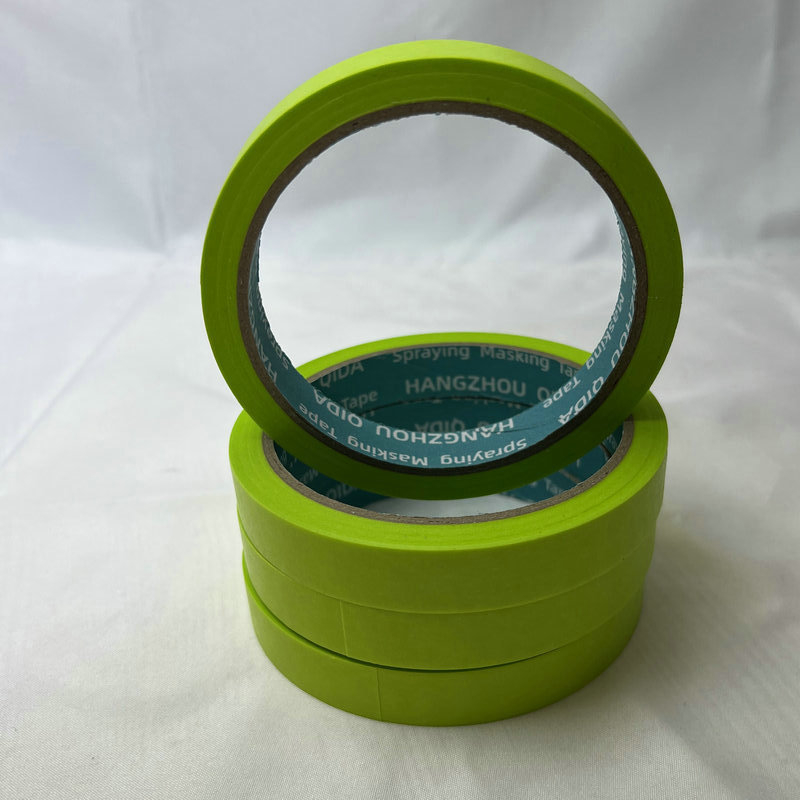Bandă de mascare verde Apple Green, adezivitate medie, se rupe ușor, fără reziduuri, bandă specială pentru înfrumusețarea rosturilor de plăci ceramice și separarea culorilor vopselei, Washi bandă