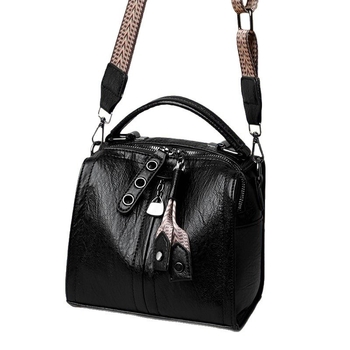 Ženska vintage Boston torba, mekana PU koža, za rame i crossbody, veliki kapacitet