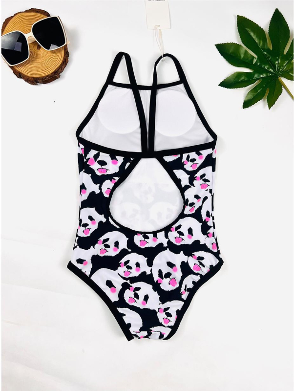 Dječji jednodijelni kupaći kostim s motivom panda, unisex za dječake i djevojčice, za termalne izvore