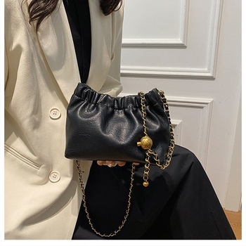 Cloud torba, nova moda, nišni retro dizajn, ženska torba na rame s lancem, mini bucket torba