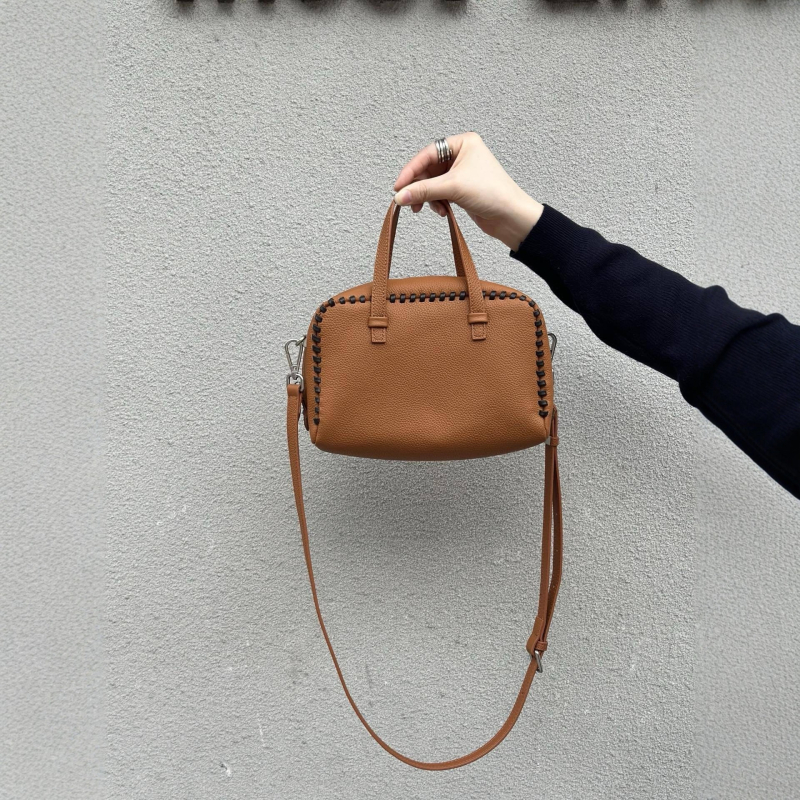 Niš dizajn, novi model ručno pletena TOGO koža Boston torba za dnevnu upotrebu, elegantna torba za ručno nošenje i crossbody