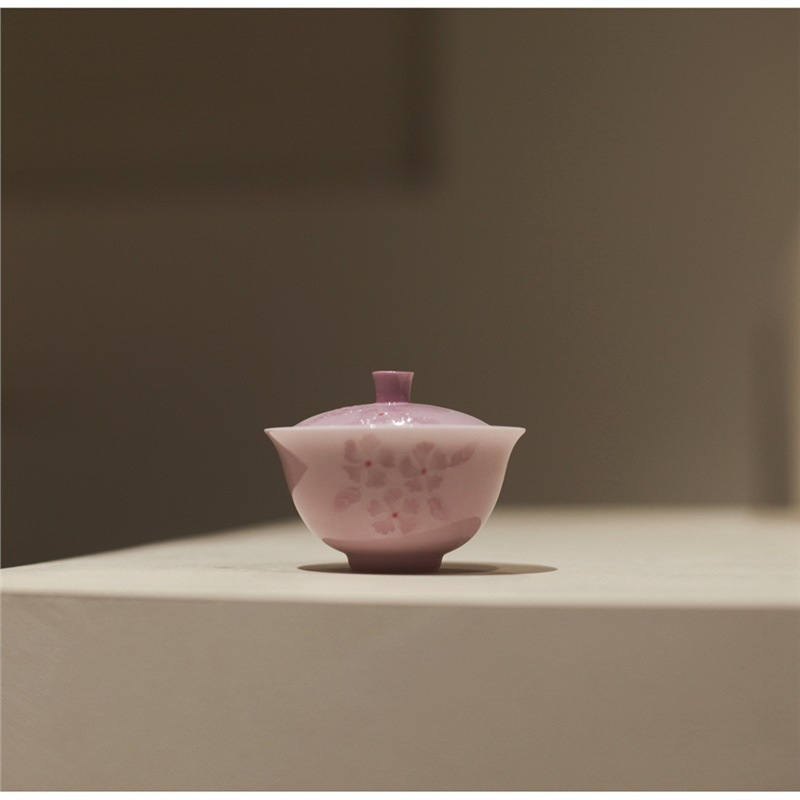 Yunxia Purple – Set de ceai tradițional chinezesc cu gaiwan și ceainic din ceramică mov