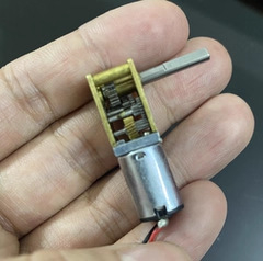 N20 redukciós motor DC 3-12V, acél fogaskerékkel, szétszerelt