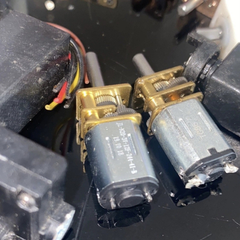 N20 redukciós motor DC 3-12V, acél fogaskerékkel, szétszerelt