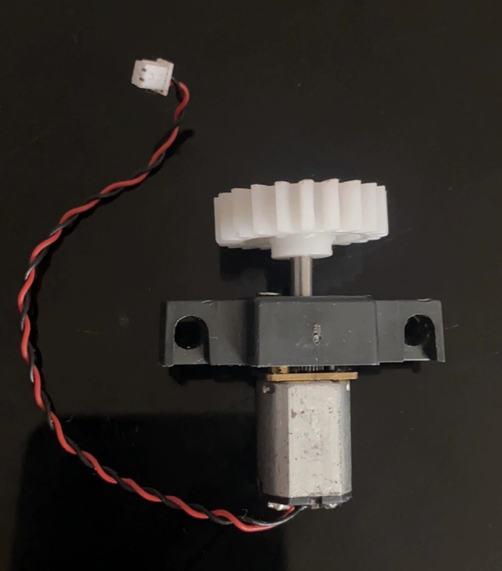 N20 redukciós motor DC 3-12V, acél fogaskerékkel, szétszerelt